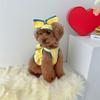 Pet Dress Small Dogs With Hat Cotton Blend Sleeveless Outfit Pomeranian Teddy Female Dog