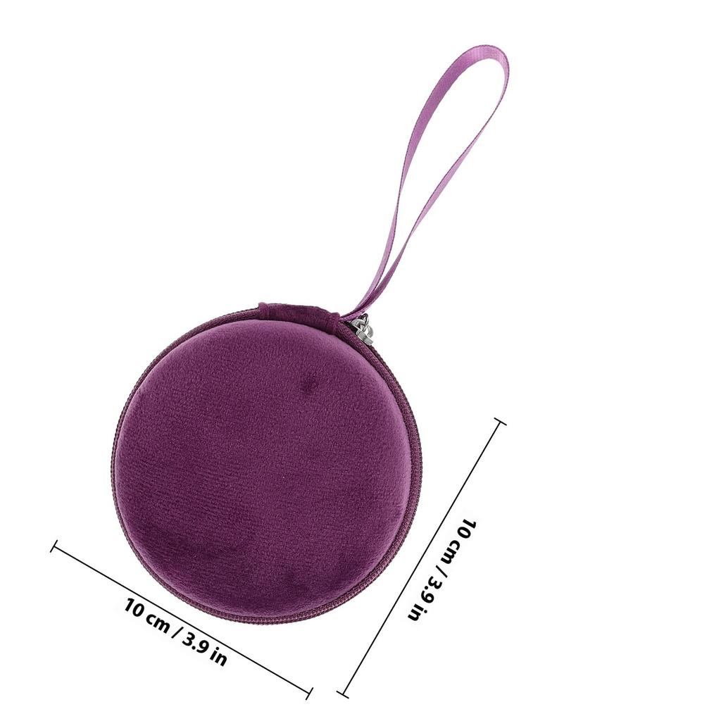Essential Oil Bottle Organizer Round Portable Storage Bag for Travel Home Daily Use Nail Polish Perfume Bottles Protection Gift