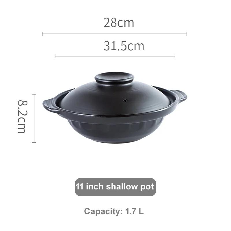 Korean Pot Casserole Pottery  Soup Pot Steamed Rice Braised Chicken Rice and Heat Resistant  Claypot Rice Gas Claypot