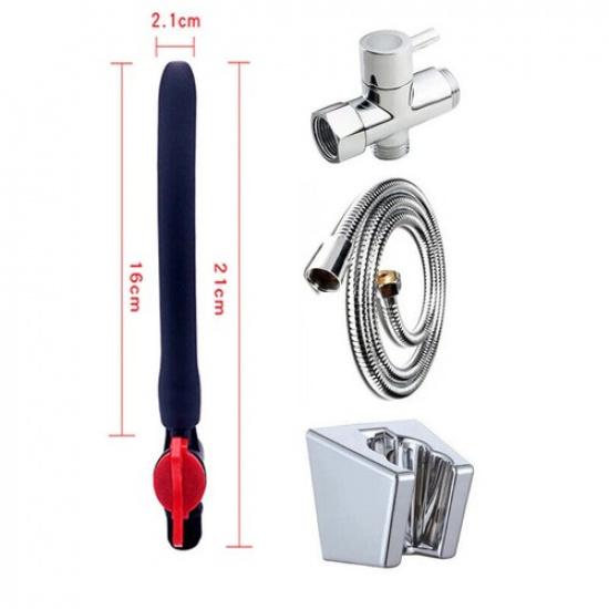 Silicone Enema For Shower Wash Portable Anal Douche  Shower Anal Cleaning Set