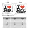 I Heart Leon Kennedy Pillow Cover Graphic Cushion Cover Retro Trendy Pillow Case For Living Room Chair