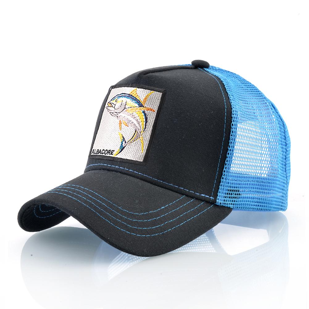 Дышащая сетчатая бейсболка, женская модная кепка-дальнобойщик с нашивкой из альбакора, мужская бейсболка в стиле хип-хоп, Snapback Bone Casquette