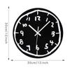 Wall Clock Ornament Unique Fashion Creative Mute Art Clock Decorative Clock for Kitchen Study Room Living Room Home