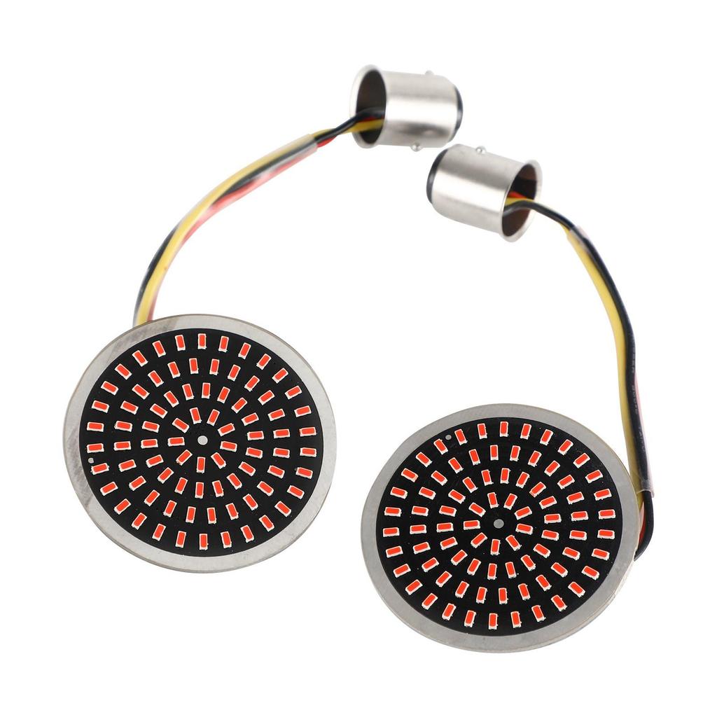 1157 LED Turn Signal Light Inserts Lamp Fit for Softail Touring Dyna Sportster