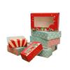 Transparent Window Mooncake Packing Baking Packing Box Gift Package Boxes Christmas Pastry Cases