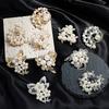 Temperament Pearl Brooches For Women Girls Delicate Corsage Elegant Suit Pins Clothing Accessories Gifts