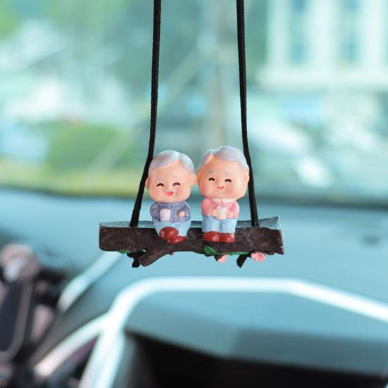 Подвесной кулон в виде кота для автомобиля, 3D-зеркало заднего вида с котом, подвесное украшение, милые аксессуары для подвесного интерьера автомобиля