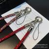 Легкая Роскошь Ремешок для Телефона Новый Простой Стразы Двойная Пряжка Подвеска для Телефона Брелок Противопотерянная Веревка Модная Подвесная Цепочка Оптом
