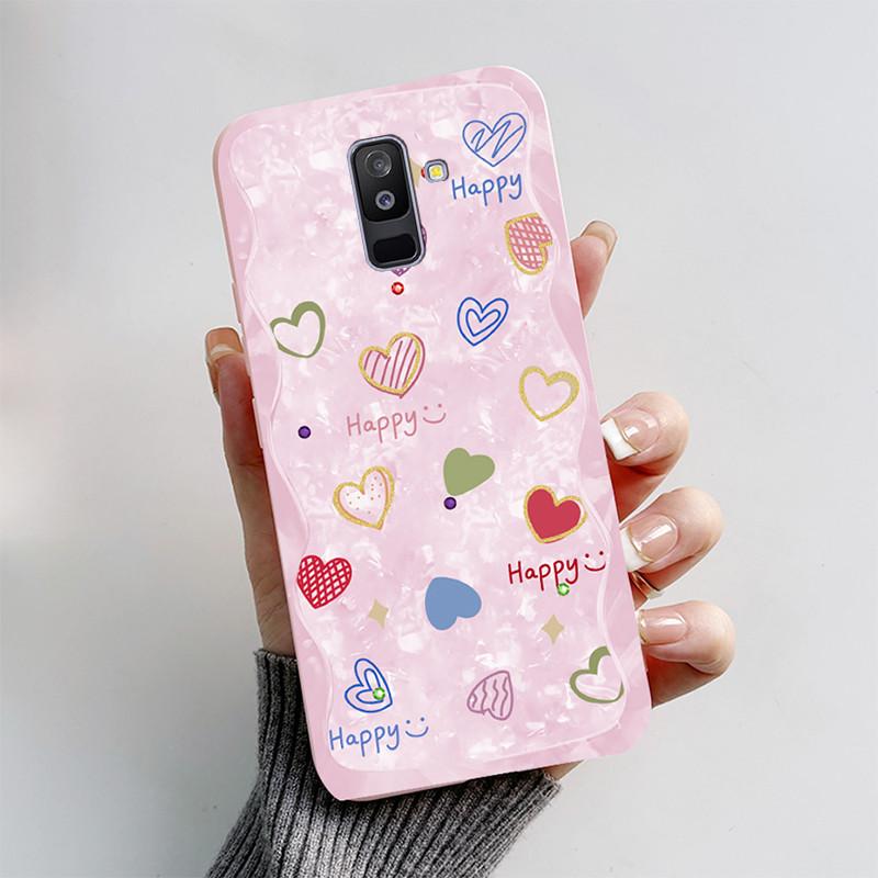 Чехол для Samsung A6 2018 Чехол A 6 A600F Мультяшный Кот Лиса Мягкий Силикон ТПУ Чехол для Телефона для Samsung Galaxy A6 Plus 2018 A605F Чехол