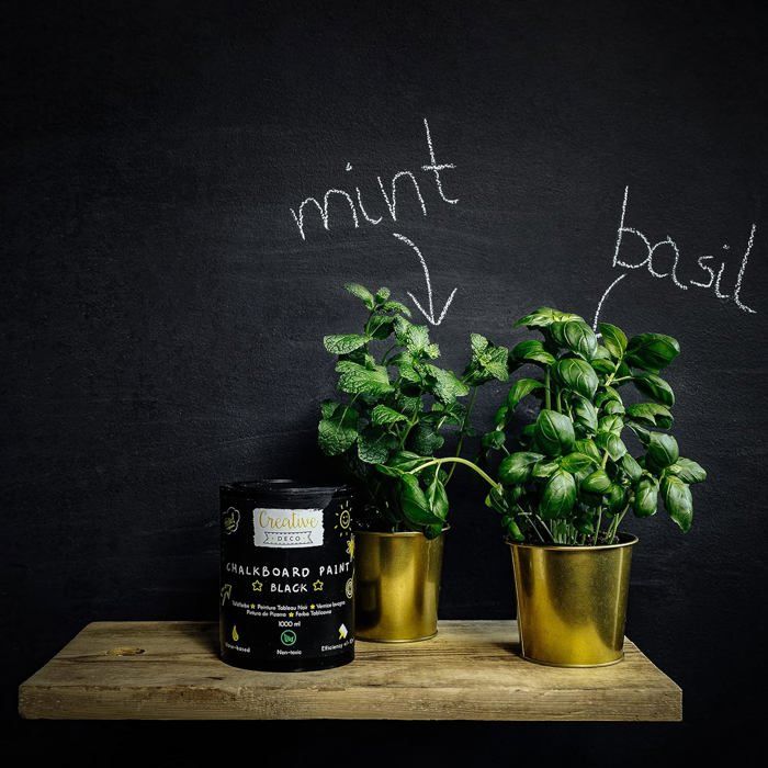 Peinture Ardoise - Creative Deco - Tableau Noir - 1000 ml - Non-Toxique - A Base d’Eau