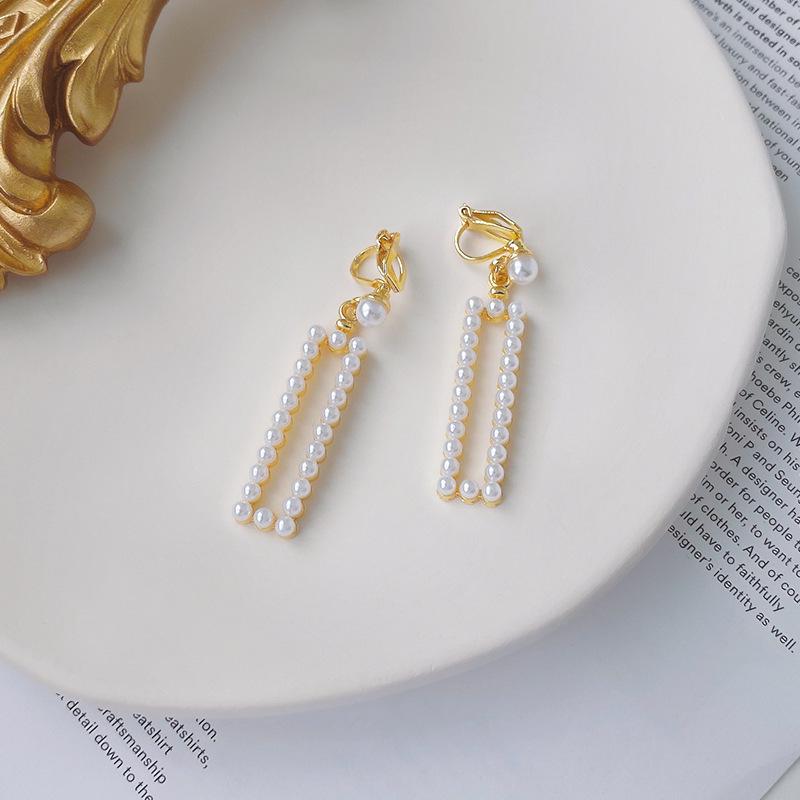 Зажим для ушей без пирсинга, эмалированные серьги, простые модные накладные серьги для женщин