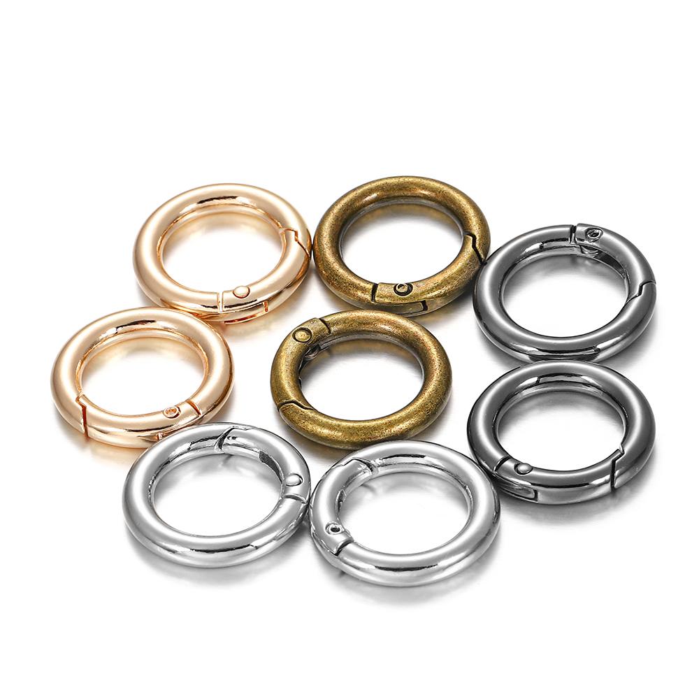 5 шт., пружинные уплотнительные кольца, пряжки, зажимы, карабины, крючки для изготовления ювелирных изделий своими руками, аксессуары