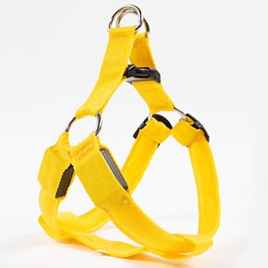 Шлейка для собак Супермягкая износостойкая полиэстеровая шлейка среднего размера со светодиодной подсветкой для тренировочного жилета для собак