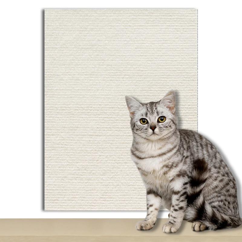 111/111/111cm Self-Adhesive Anti Cat Scratch Sofa Pad DIY Cats Scratch Pad Protection Paws Trimmable Carpet Cats Scratch Board