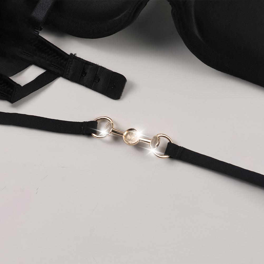 Varsbaby Women's Everyday Sexy Push Up Bra Underwire Padded Support Lift Bra Pearl Straps Bra