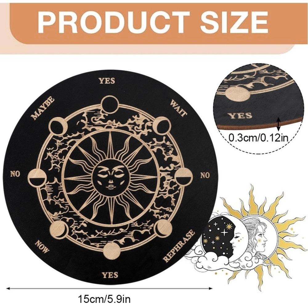 Магические Медитационные Звездные Маятниковые Доски Тарелка для Принятия Решений Доска для Сообщений Доска для Лозоходства Гадательная Доска