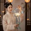 Organza Ribbon Butterfly Lanterns Material Package Hanging Festival Light  Crafting Party