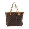 [Б/У] Сумка-тоут Neverfull Mm Monogram из покрытого канваса с кожаной отделкой - Хорошее состояние #SA5GJD