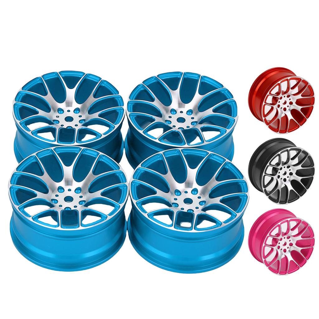 4PCS RC Wheel Hubs Replacement for MN128 MN86 G500 1/12 Aluminium Alloy RC Car Wheel Rim Hub