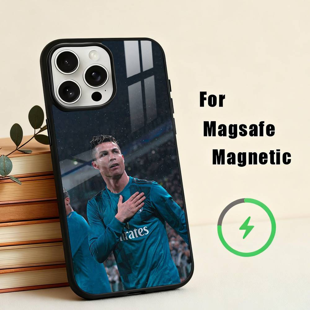 Чехол для телефона C-Cristiano-O R-Ronaldo-O Для iPhone17,16,15,14,13,12,11 Plus, Для чехла с магнитной беспроводной зарядкой