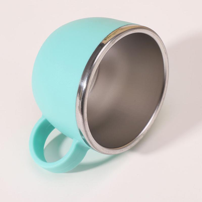 Ударопрочная термокружка из нержавеющей стали объемом 3 унции с ручкой, мини-чашка с крышкой и трубочкой, идеально подходит для кемпинга и столовой