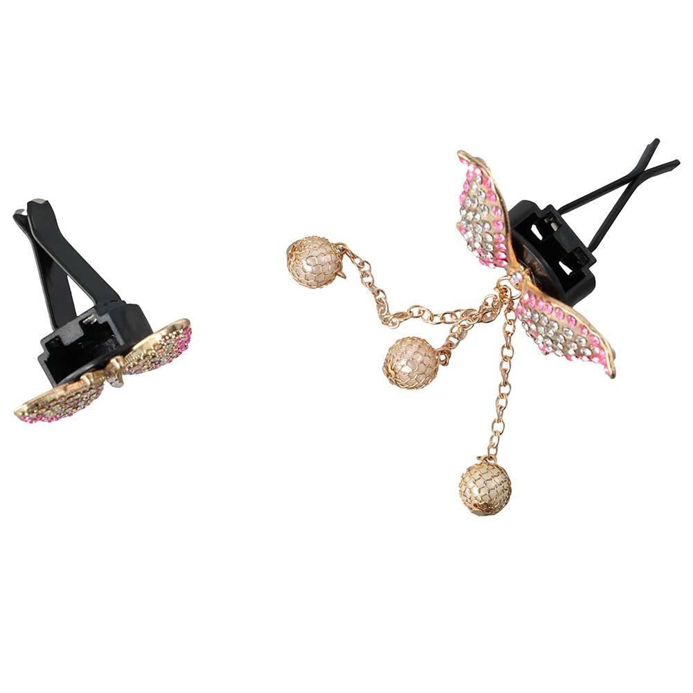 Woman -studded Air Outlet Decoration Car Perfume Clip Outlet Vent Clip Car Aromatherapy Clip