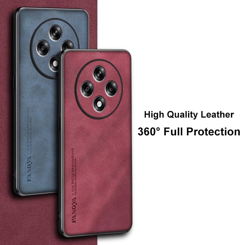 Для OPPO Reno 12 F чехол роскошный PU кожаный чехол для телефона для OPPO Reno 12F 5G Reno12 F задняя крышка матовый силиконовый полная защита