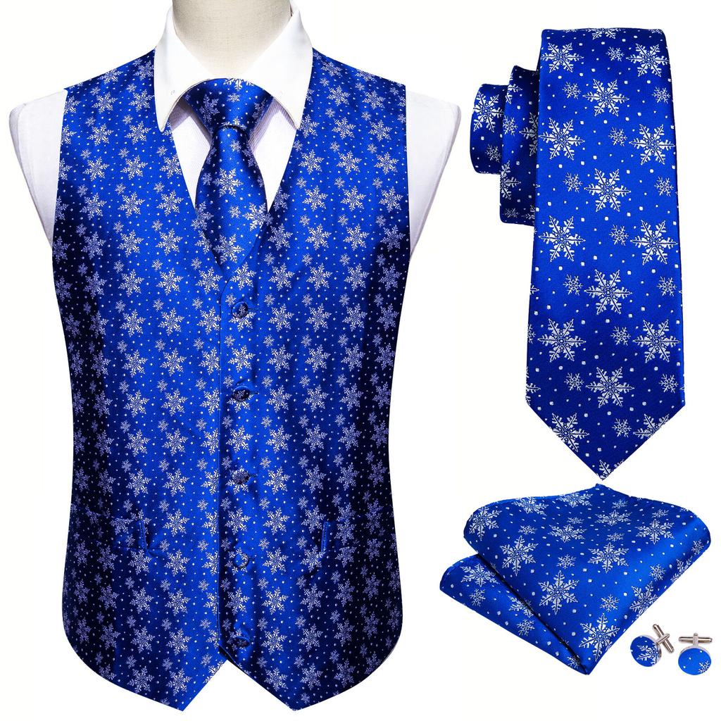 Barry.Wang Мужской жилет, галстук, платок, запонки, зеленый мох, пейсли, жаккардовый тканый шелковый комплект для свадьбы, свидания и вечеринки