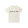 Разминочная футболка X Fear of God, мужские топы с парусом, кремовый CU4699-133