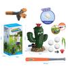 Cactus Sprinkler Outdoor Water Spray Toy Backyard Garden Water Toys Summer Yard Cartoon Splash Sprinkler Baby Bath Toy for Kids