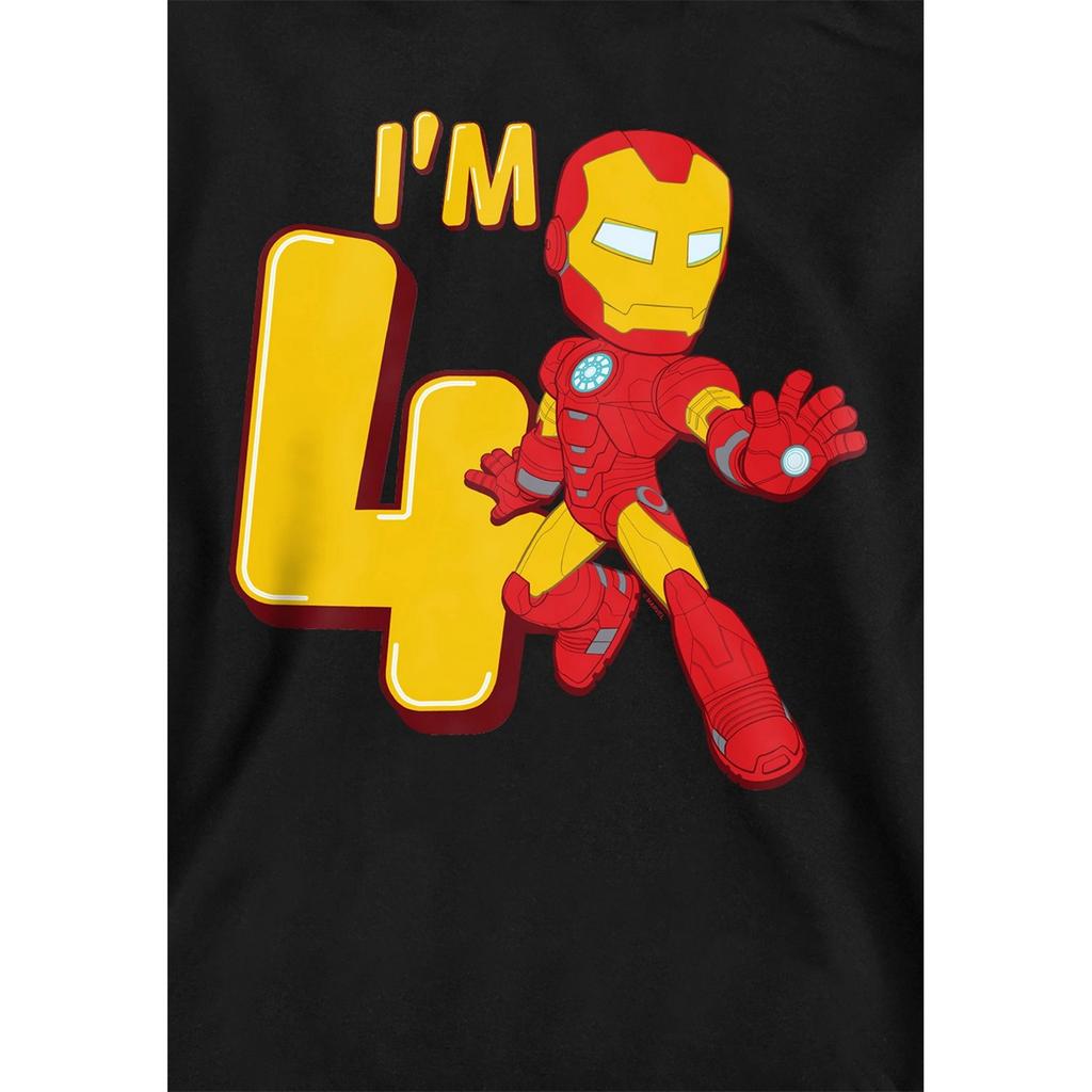Marvel Childrens/Kids Iron Man 4th Birthday Hoodie