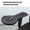 Computer Chair Mounted Mouse Extension Platform Tray Armrest And Anti Slip Mouse Pad Design