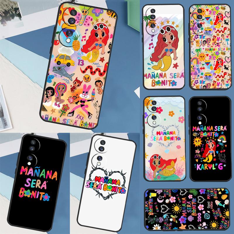 karolg Manana Sera Bonito Case For Huawei Honor Magic 5 Pro X8 X9a 50 70 P Smart 2019 Nova 9 P20 P30 P40 Lite Cover