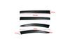 TADOKAPATU PMMA Door and Side Visors for Toyota New Sienta August 2022 and Rain and Ventilation Exterior Custom Parts 4-Piece (10 Series, later),