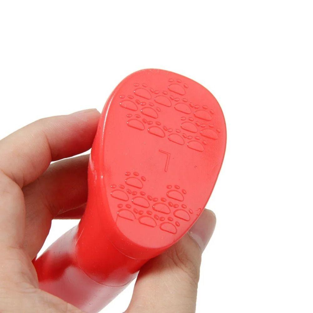 4 шт. Нескользящие дождевые ботинки для собак, водонепроницаемая защита лап питомца, удобные чехлы для ног, для улицы