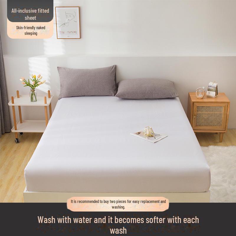 Нескользящее покрывало из стираного хлопка на резинке, пылезащитный чехол для матраса 1,8 м