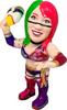 16d Коллекция мягкого винила 011 WWE ASUKA Императрица Маска мягкий винил раскрашенная фигурка Ver. Немасштабируемый
