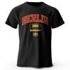 Men's Berlin 1994 Printed T-Shirt 100% Cotton Oversized Retro Graphic Tees for Women Summer Tops 90s Streetwear