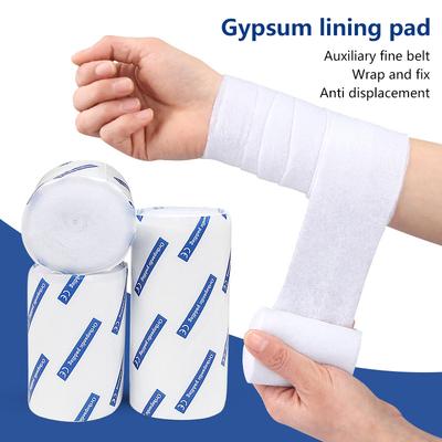 1 рулон медицинского хлопка ортопедический гипсовый вкладыш бинт рулон гипсовый чистый хлопковый тампон для ортопедической фиксации