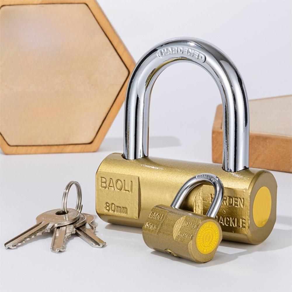 Metal Heavy Duty Padlock Waterproof Gate Locks Outdoor Gym Dormitory Cabinet Door