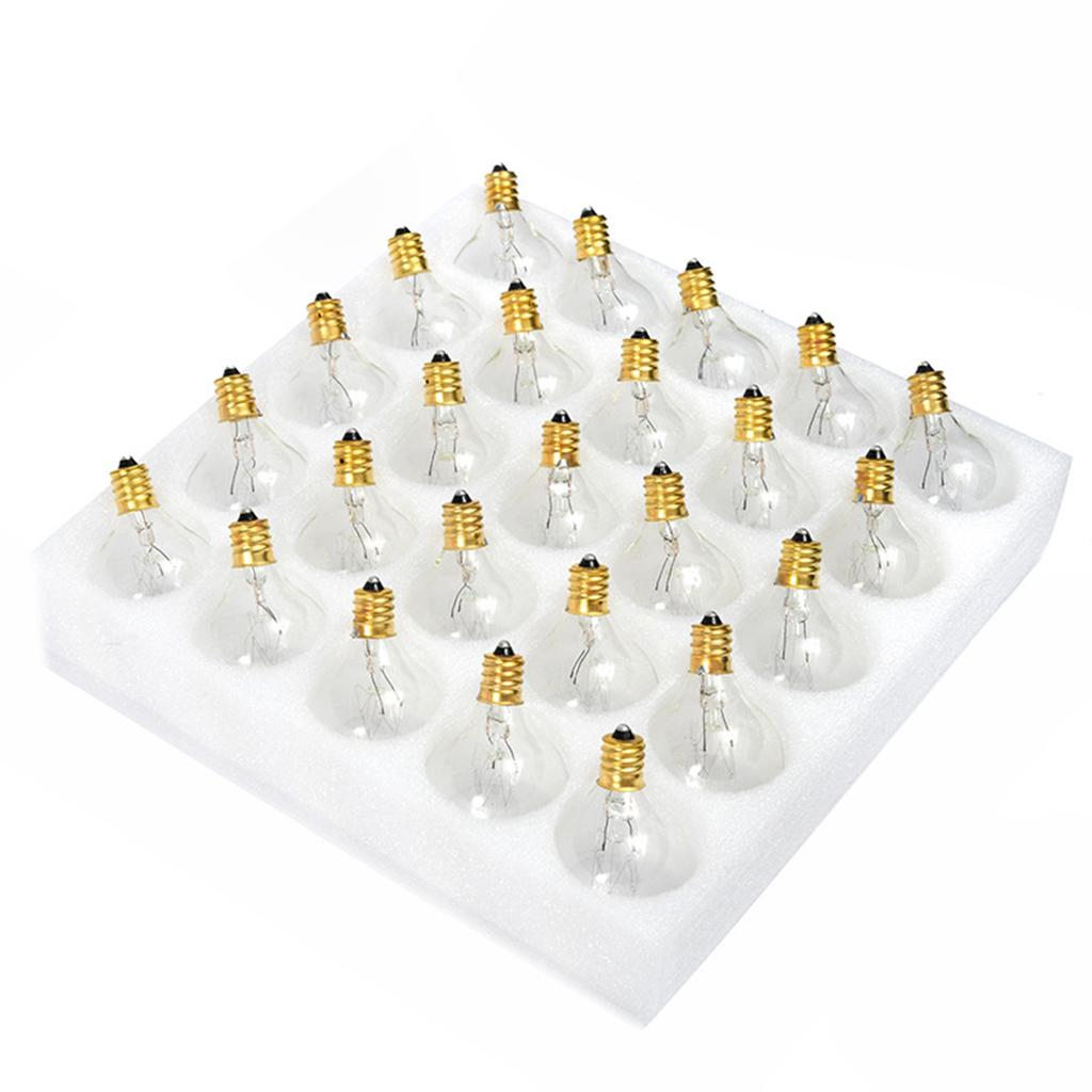 G40 Light Bulbs Replacement G40 Tungsten Bulb Lamp 7W 220-240V Clear Globe Bulb E12 Base Light