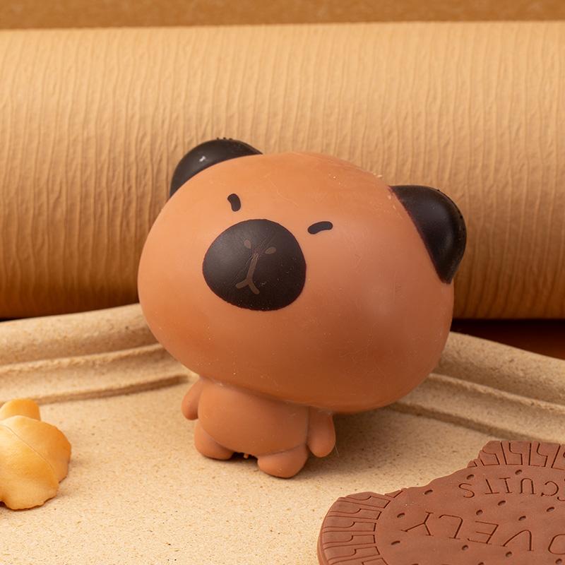 Мультяшная Капибара Сквиши Игрушки для Снятия Стресса Сжимать Расслабиться Фиджет Игрушки-Антистресс Капибала Мячик-Антистресс Новинка Подарок на Вечеринку Декор для Стола