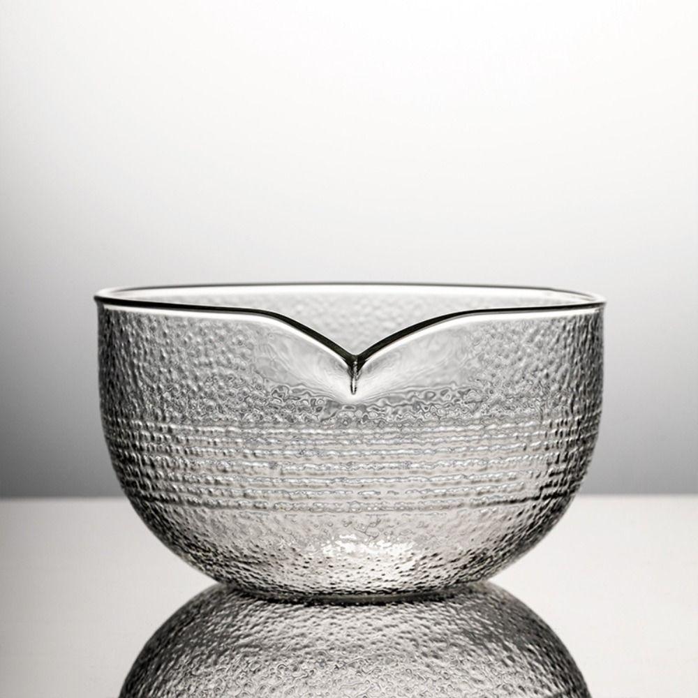 Новая текстурированная чаша для матча из стекла, многоразовый набор для приготовления матча с носиком для наливания, японский чайный сервиз, для любителей чая