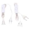 1Pc 3M Plug Extender Wire With Switch Eu/Us Plug For Led String Light Wedding Christmas Decor Led Garland Lights