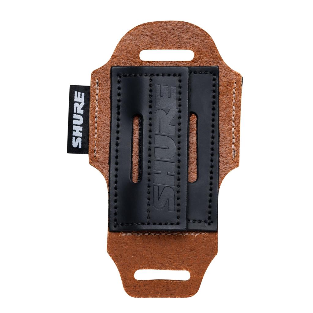Shure by Gator Wireless Transmitter Pouch Leather Nylon Tan & SH-BODYPACK-PTN-L []