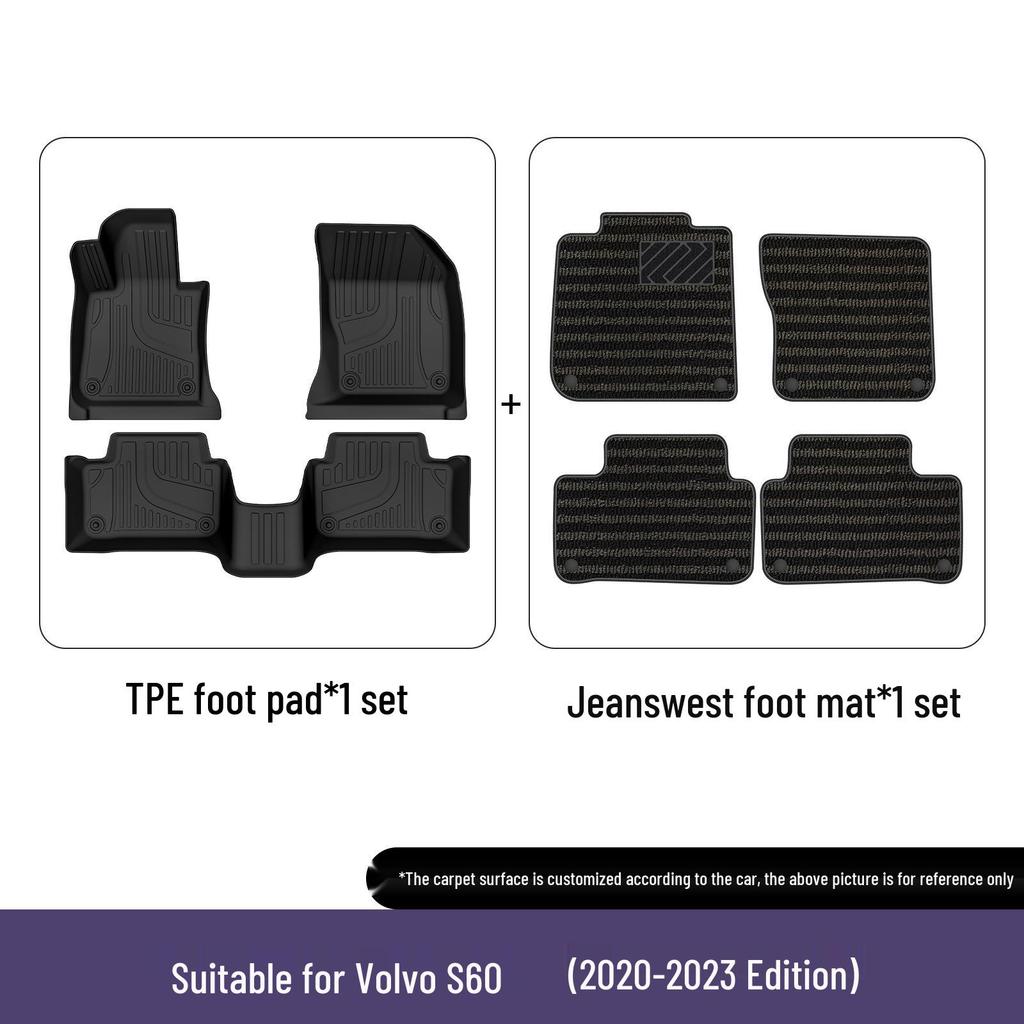 Volvo S60 Eco-friendly TPE 3D All-Weather Floor Mats