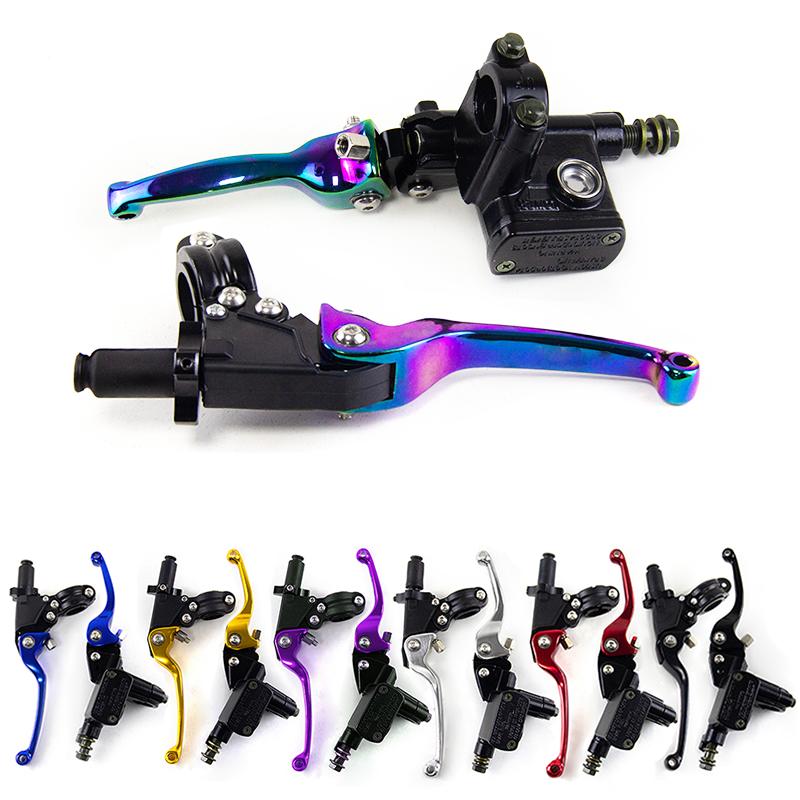 Motorcycle Hydraulic Cylinder Clutch Lever For CRF YZF XR CQR XR CQR KLX RMZ Brake Pump Handle Dirtbike CNC Vehicle Handlebars