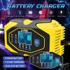 12 В/24 В 2-150 Ач, сенсорный переключатель, экран, импульсный ремонт, ЖК-зарядное устройство для автомобиля/мотоцикла/свинцовых транспортных средств/грузовиковAGM/гель/свинцово-кислотный/литиевый аккумулятор