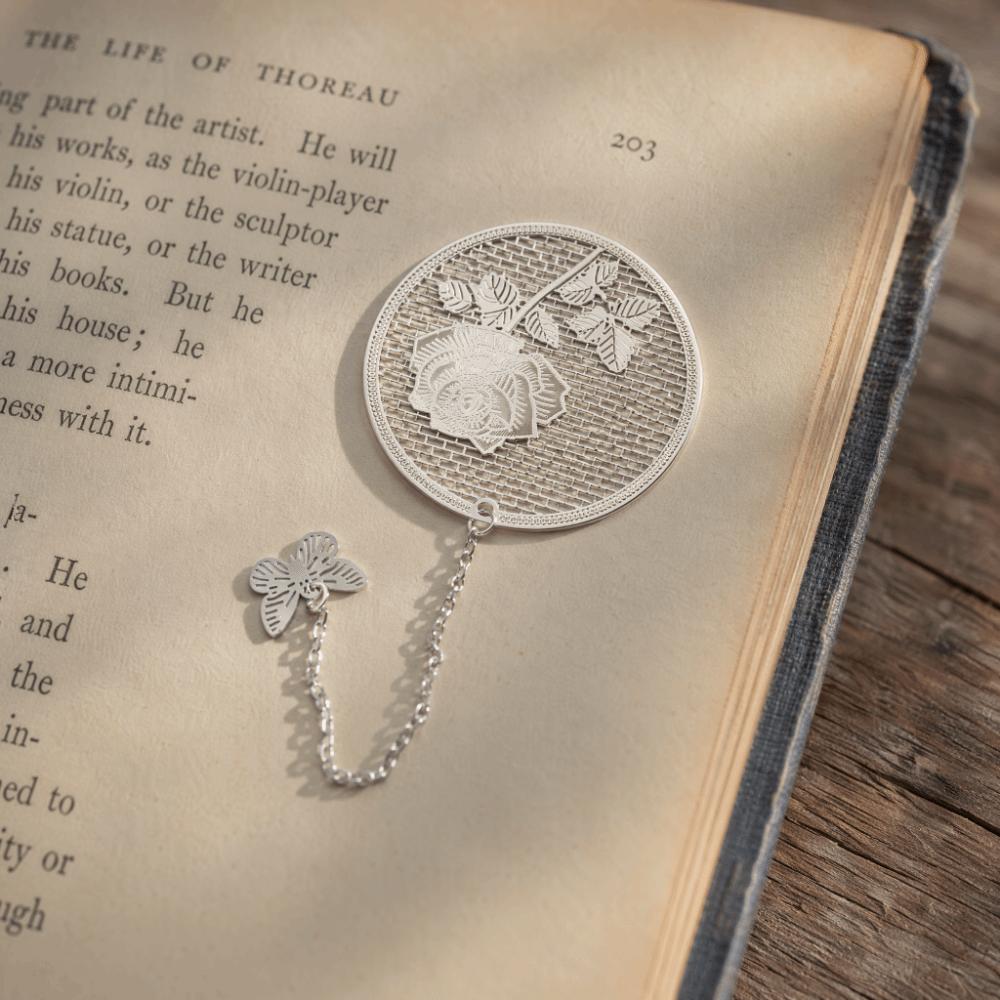2Pcs Hollow Design Metal Bookmark Leaf Vein Design Hollow Bookmark Leaf Vein Bookmark For Readers