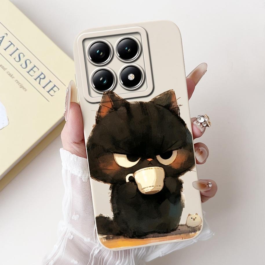 For Xiaomi 14T Pro Case For Xiaomi 14T Phone Case Cute Panda Rabbit Luxury TPU Protective Skin Cover For Xiaomi Mi 14T Pro Coque